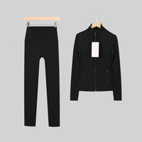 Ensembles de yoga pour femmes grandes tailles, vêtements de sport, vêtements de gym, vêtements de fitness, vêtements de sport