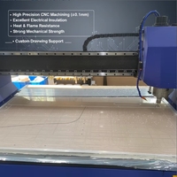 Panneau diffuseur de lumière en polycarbonate blanc laiteux résistant aux chocs, sur mesure, usiné CNC, épaisseur personnalisée, thermoformé, LED personnalisé