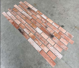 Placage <span class=keywords><strong>de</strong></span> façade en pierre flexible Revêtement <span class=keywords><strong>de</strong></span> mur en briques Revêtement souple Forme <span class=keywords><strong>de</strong></span> briques et <span class=keywords><strong>de</strong></span> carreaux Briques - Product Image 3