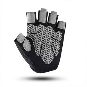 Guantes de Levantamiento de Pesas Hardihood International de Nailon de Alta Calidad con Logotipo Personalizado, Medios Dedos, Ligeros, Unisex, para Gimnasio - Product Image 1