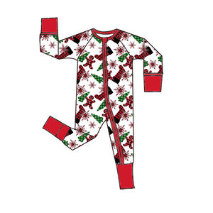 พร้อมส่ง ชุดจั๊มสูทเด็ก ลายการ์ตูน พิมพ์ลายบนผ้าไผ่ แขนยาว ซิปสองทาง ชุดรอมเปอร์ กล่องสุ่ม - Product Image 2