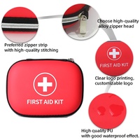 Trousse de premiers secours compacte et durable 18-en-1 DIY édition maison en tissu Oxford pour survie en extérieur, randonnée, escalade, camping
