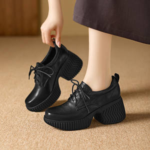 S0068X Nuevos Zapatos Oxford Ligeros de Otoño para Hombre, de Cuero Genuino, Formales, Bordados, para Novio - Product Image 5