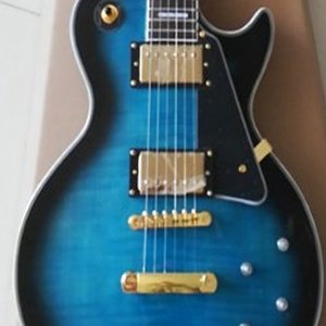 <span class=keywords><strong>Guitarra</strong></span> Eléctrica Distribuidora con Tapa Flameada, 6 Cuerdas, Mástil de Arce, Humbucker, Instrumento de Cuerdas, Color Blanco, OEM - Product Image 3