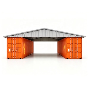 Tente de stockage extérieure imperméable, abri industriel pour garage, entrepôt, toit en tôle d'acier colorée, personnalisation possible - Product Image 4
