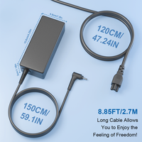 Adaptateur secteur de remplacement OEM 65W 3.0*1.1mm à connecteur cylindrique pour ordinateur portable Acer, compatible usage mondial