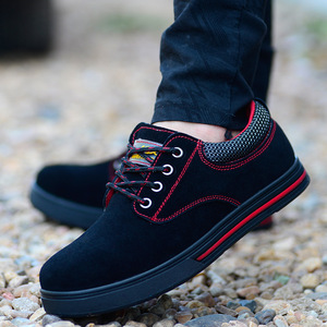 Manufacturer Wholesale Casual Sports <b>Work</b> <b>Shoes</b> <b>Comfortable</b> Waterproof Steel Toe Anti-Smash Anti-Stab Labor Safety <b>Shoes</b> - Product Image 1