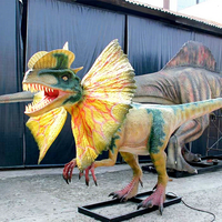 MyDino FAD003 Équipement de terrain de jeux extérieur, dinosaure artificiel animatronique Dilophosaurus à vendre