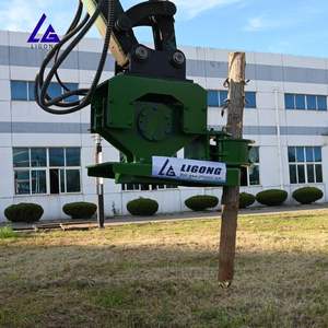 Baixo Custo <span class=keywords><strong>Post</strong></span> <span class=keywords><strong>Driver</strong></span> com Garra, Compactador 3 em 1 Multi-função com Garra para Escavadeira DX60 ZX80 - Product Image 6