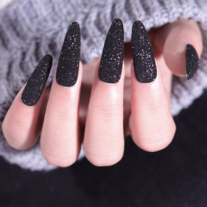 Poudres à <span class=keywords><strong>effet</strong></span> mat Aurora Misscheering 2G, paillettes noires sucrées scintillantes pour la décoration des ongles, décorations de manucure - Product Image 5