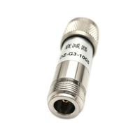 Atténuateur de type N Zeeko 10 dB - 5 W en acier inoxydable DC-3 GHz pour TinySA et NanoVNA -- N° HG126