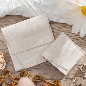 Custom Eco-Friendly Velvet Suede Microfiber Jewelry Bags for Earrings Rings Necklaces Durable Recyclable <strong>Textile</strong> <strong>Packaging</strong> - Product Image 2