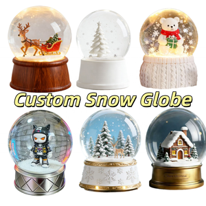 Custom Snow Globe Gifts Personalized Christmas Snow Globe Luxury Snow Globe Business Gifts