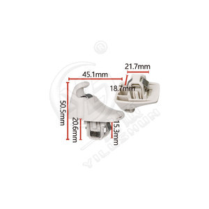 Smooth Sailing <b>Car</b> Sun Visor <b>Clip</b> Y60 For BMW Vanity Mirror Fixing Replacement Part 45.1mm Length - Product Image 1