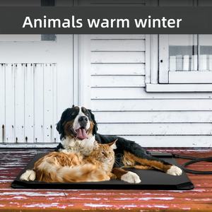 Colchón de PVC de lujo para mascotas, resistente al agua y con control de temperatura, uso seguro al aire libre para gatos y perros - Product Image 5