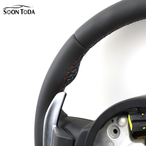 Volant en cuir noir de style classique à <span class=keywords><strong>prix</strong></span> de gros pour <span class=keywords><strong>BMW</strong></span> F30 F10 E90 E70 E71 F35 F22 F18 E46 E36 E60 E90 M3 M4 M5 - Product Image 4