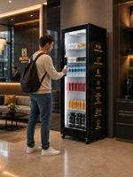 Distributeur automatique de nourriture, de collations et de boissons GS Vending 510L avec moniteur 24h/24 et 7j/7 et gestion à distance, SDK activé, WiFi pour le marché américain