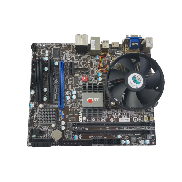 MSI G41M-E43 LGA 775 Intel G41 Micro ATX Intel Motherboard