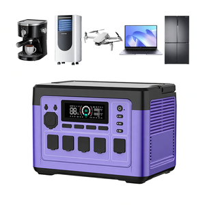 1024Wh 1800W Pure Sine Wave <b>Solar</b> <b>Generator</b> Mini Portable Station MPPT Car Port Cigar Air Compressor - Product Image 1