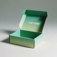 Boîtes en papier ondulé imprimées et personnalisées pour le commerce électronique Boîtes d'expédition en carton recyclé avec fermeture à glissière et bande d'arrachage avec logo personnalisé