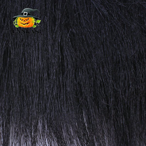 FANKASI Barba Negra de Poliéster, 2 Piezas, Accesorio de Disfraz para Fiesta de Halloween, Reutilizable - Product Image 3