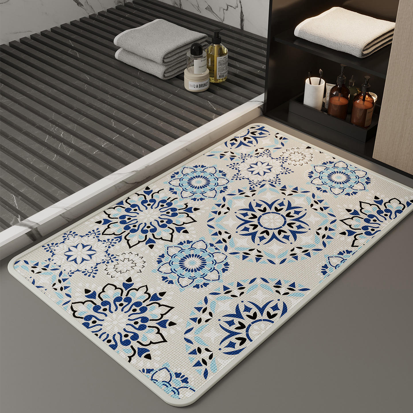 Rythme de la mer bleu-vert