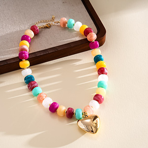Collier ras du cou plissé en métal avec sequins et pampilles, style européen et américain, pour femme, bijou fantaisie haut de gamme exagéré - Product Image 6