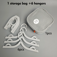Cintres de voyage pliables en plastique antidérapants et rétractables pour séchage de vêtements, idéaux pour les voyages et la penderie – Approvisionnement direct usine