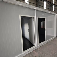 Maison préfabriquée personnalisable Maison modulaire en conteneur assemblée, étanche au vent, confortable et portable