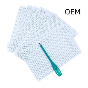 Papier de <span class=keywords><strong>carte</strong></span> de score de pratique de <span class=keywords><strong>golf</strong></span> en plein air durable avec plaque de cuivre Accessoires et fournitures de parcours de <span class=keywords><strong>golf</strong></span> - Product Image 2