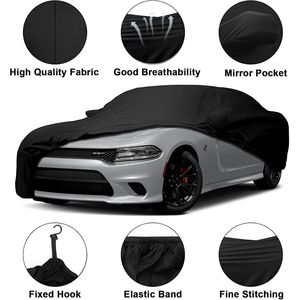Luxury Stretch Satin Indoor Car Cover Dust Proof Soft Car Cover for Underground Garage Auto Vehicle - Product Image 6