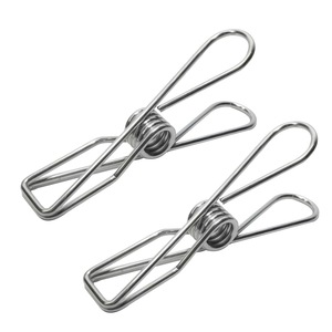Pinces à linge en acier inoxydable |    Clips pour <span class=keywords><strong>sceller</strong></span> les sacs de cuisine, de blanchisserie et de collations |    Pinces à linge pour corde à linge extérieure - Product Image 1