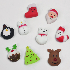 Juguetes Blandos de Santa Claus de Alta Calidad para Navidad, Juguetes Kawaii para Apretar, Mini Juguetes de TPR Suaves para Fiestas, Regalos para Niños - Product Image 2