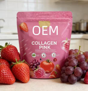 Private Label Hot Sale 30*10g Collagen Pink Powder Good Taste Easy Absorption for Daily Nutrition, Smooth Skin - Product Image 2