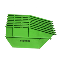 Benne à ordures en acier gestion des déchets Flat Pack Skip Bin Container