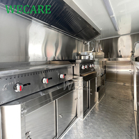 WECARE Commercial Street Fancy Limonade Drink Juice Bar Outdoor Mobile Cook Catering Trailer Concession Fast Food Van Truck