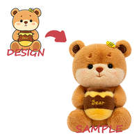 Vente en gros de peluches super douces personnalisées, option OEM, cadeau promotionnel pour les fêtes