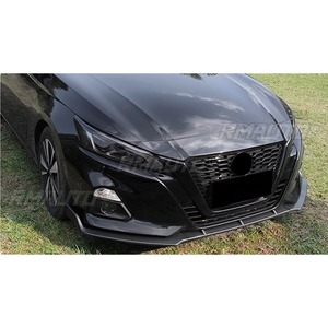 For Nissan Altima Teana 2016-2021 Body Kit Front Bumper Lip Carbon Fiber Look Sport Style Front Bumper <b>Splitter</b> Car Accessories - Product Image 3
