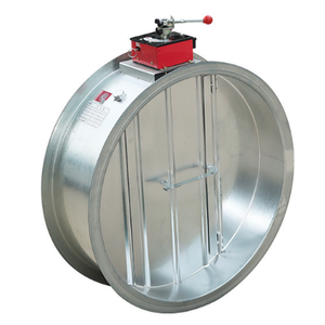 Amortisseur de chaleur rond en acier galvanisé pour haute température (70-280°C) pour système de sécurité - Product Image 4