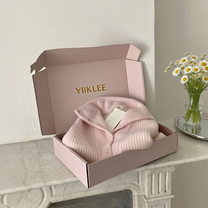 Sudadera con capucha personalizada, caja de papel corrugado, embalaje de suéter, cajas de envío, camiseta, pantalones, embalaje para ropa - Product Image 1