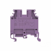 Boîtier de jonction universel pour fils électriques à connexion modulaire par vis, bloc de distribution d'alimentation, borniers sur rail DIN