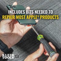 Klein Tools 32328 27-en-1 tournevis de précision aimant de terres rares multi-bits Phillips pour réparation de produits Apple réparation électronique