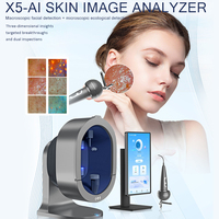 Wholesale Price X5-PRO Skin Analyzer with 9 Spectrum Imaging for Beauty Salon Facial Diagnostic and Scalp Hair Follicle Detector