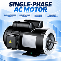 Moteur monophasé BIOTE NEMA 56C, 1,5 CV, 4 pôles, 115 V, 230 V, 60 Hz, TEFC, moteur électrique AC entièrement fermé pour compresseur d'air