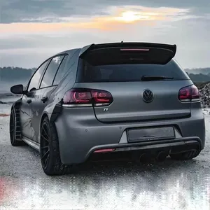 Spoiler de coffre arrière StarNav style robot, extension de spoiler de toit arrière, kit carrosserie tuning pour Golf 6 Mk6 GTD R20 - Product Image 1