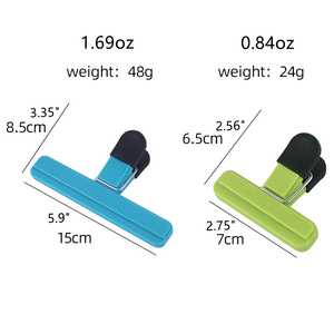 Vanjia — matériel de scellage pour emballage d'aliments, Clip de scellage en plastique coloré, Extra-Large, Clip de conservation pour les collations, sac d'épicerie, Clip scellé - Product Image 2