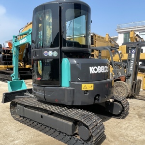 Mini-excavatrice KOBELCO SK50SR d'occasion, excavatrice sur chenilles hydraulique de 5 tonnes, matériel de construction - Product Image 3