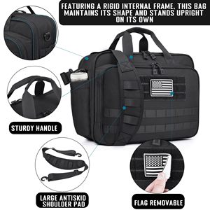Borsa Tattica Impermeabile per Laptop, Approvata come Bagaglio a Mano, Borsa da Viaggio <span class=keywords><strong>con</strong></span> Sistema MOLLE - Product Image 5