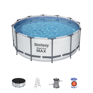 Piscinas Redondas con Marco Metálico <span class=keywords><strong>Bestway</strong></span> 56420 de 3.66mx1.22m para Toda la Familia - Product Image 2