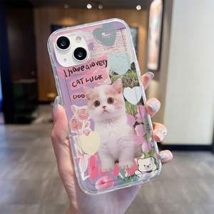 Cover per Telefono in TPU Morbido con Design di Gatti Carini, Vendita all'Ingrosso, Diversi Modelli Disponibili - Product Image 4